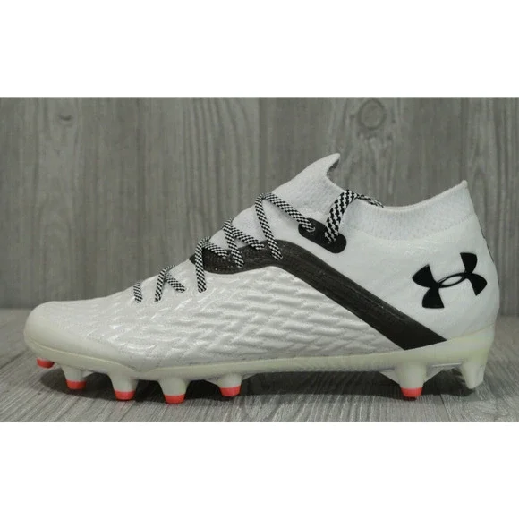 Under Armour UA Clone Blur MC PRO Football CleatsWhite BlackMen's